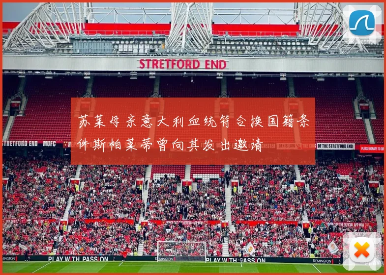 苏莱母亲意大利血统符合换国籍条件斯帕莱蒂曾向其发出邀请